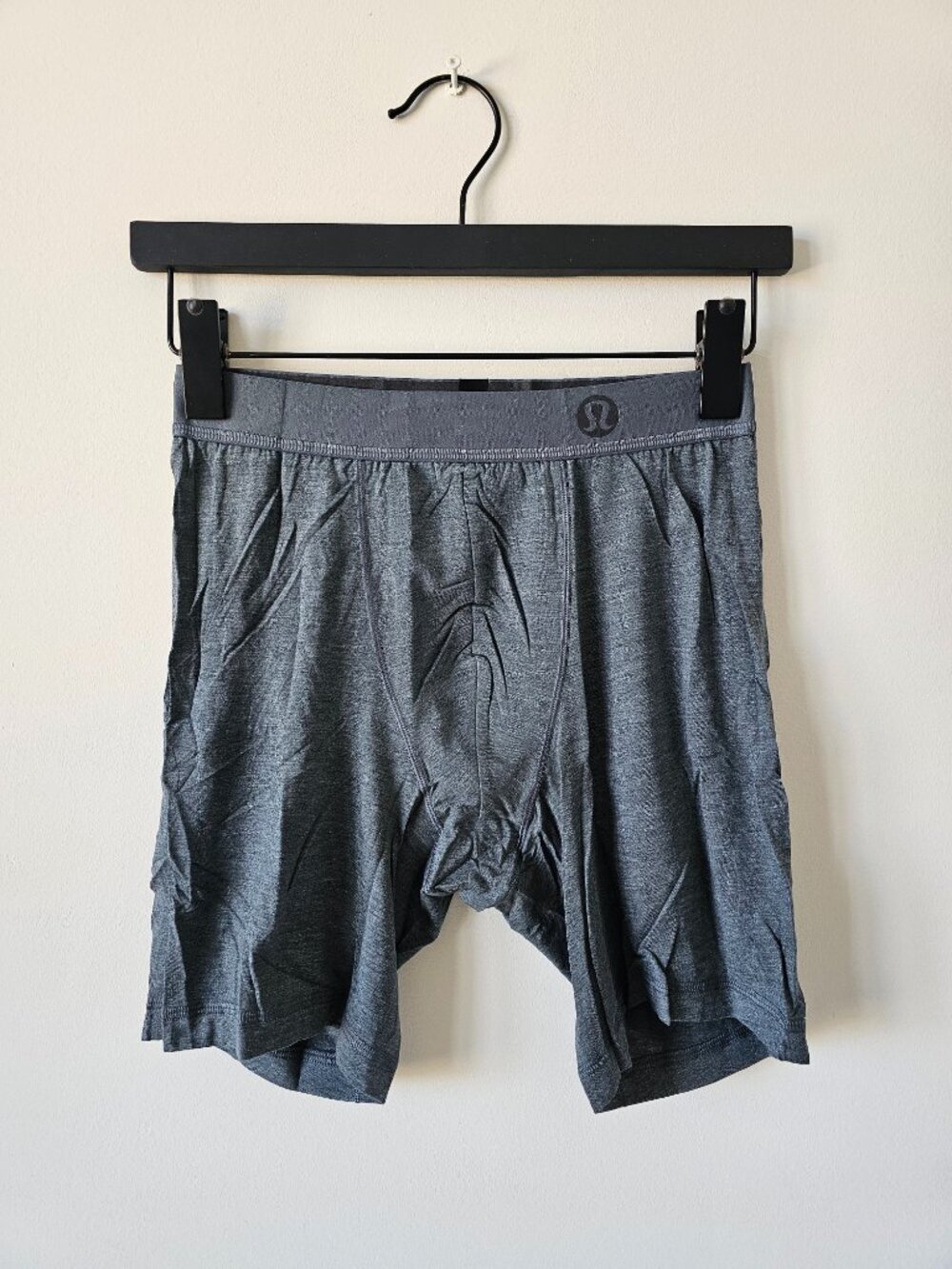 2 x NIB LULULEMON HROI Heathered Gray Grey Always In Motion Boxer 7" Small
